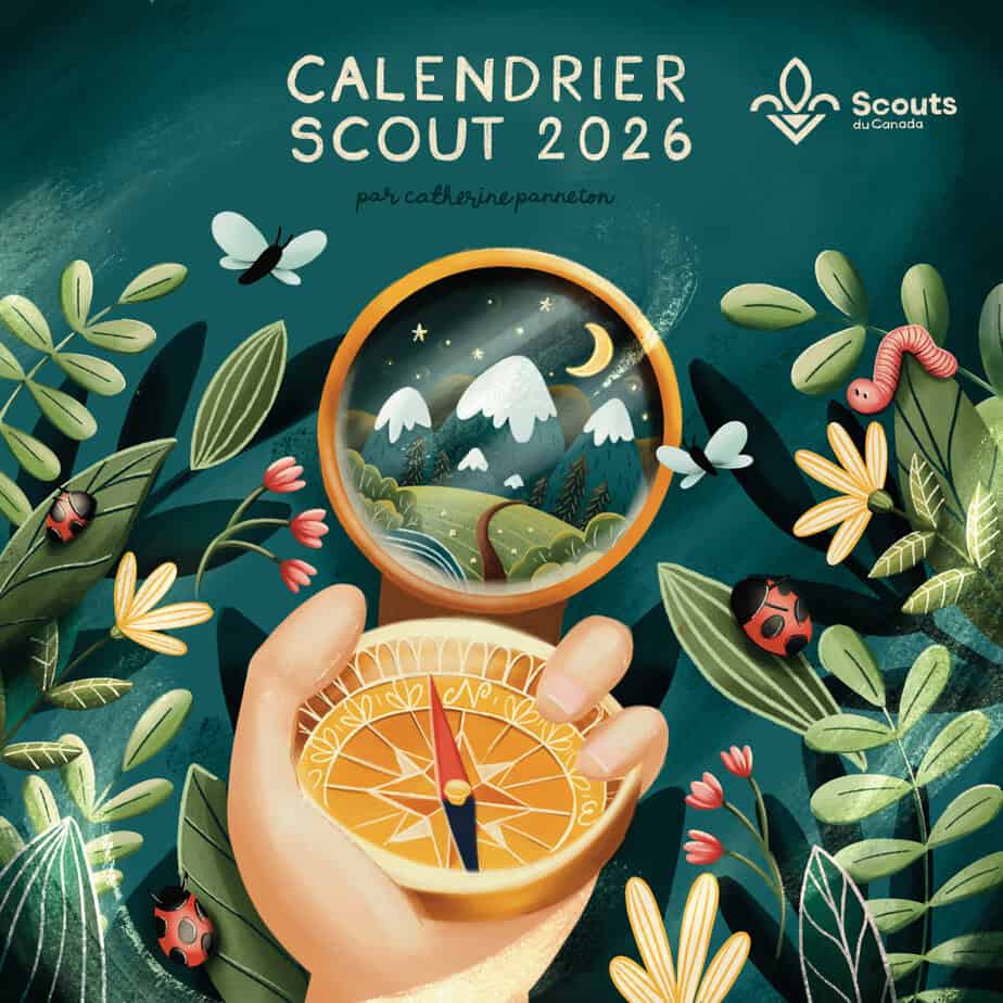 Couverture calendrier scout 2026